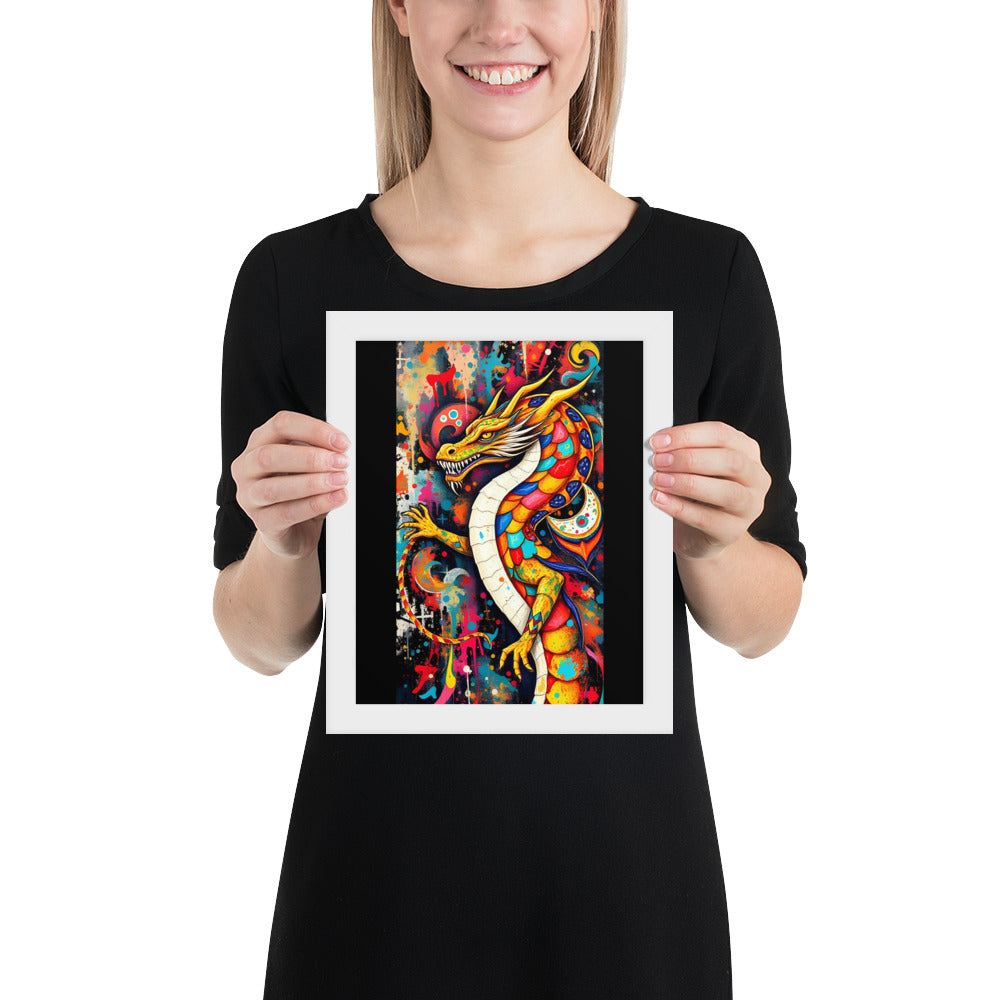 Dragon - Framed Wall Art Print