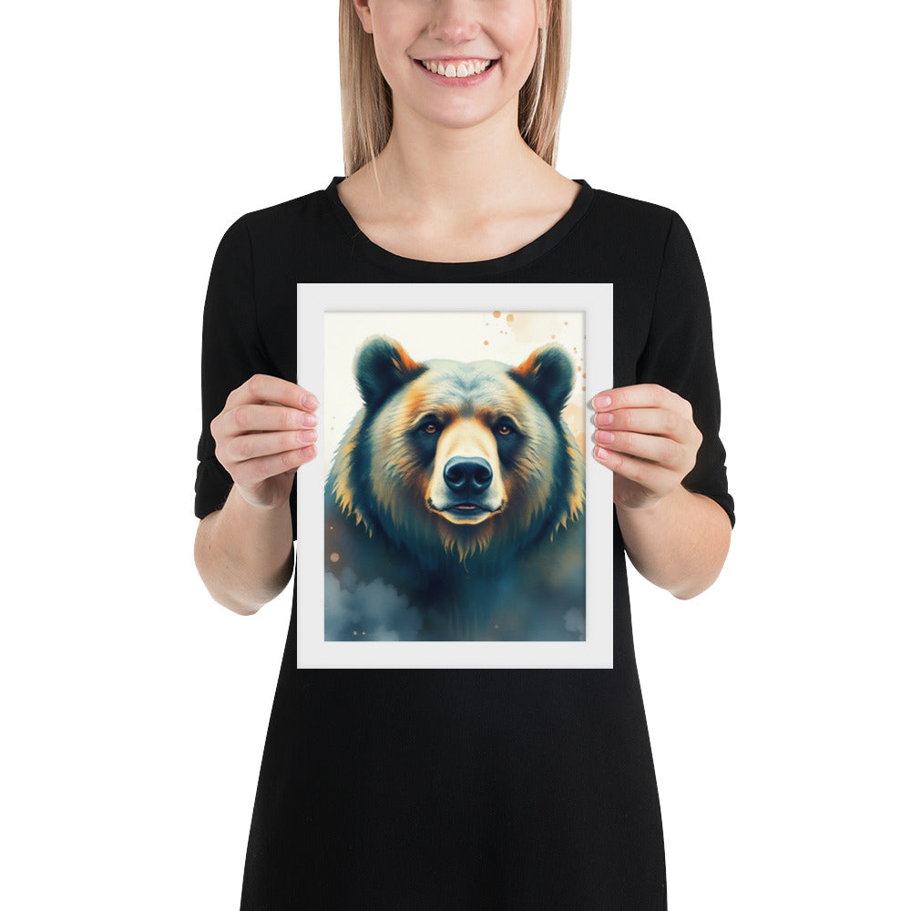 Bear - Framed Wall Art Print